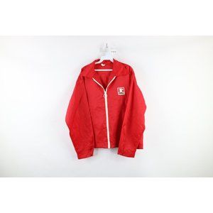 Vintage 60s Louisville MFG Co Large Olin Corporation Racing Bomber Jacket USA